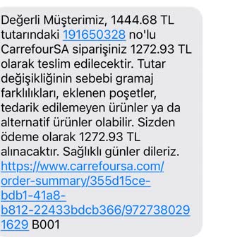 Online Marketten Gönderilen Çürük Meyveler Ve İade Talebi