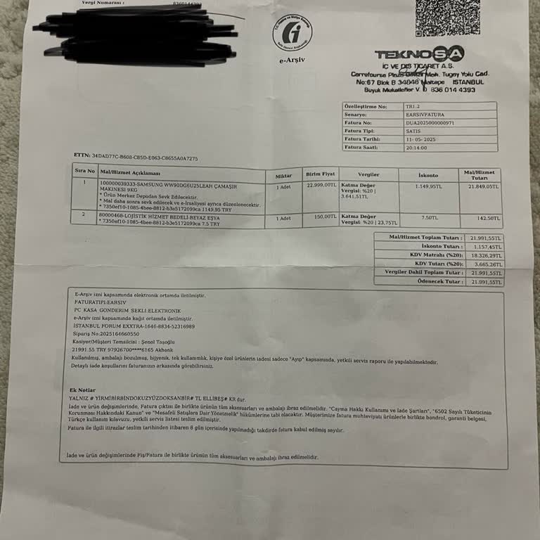 Yeni Alınan Çamaşır Makinesi Ertesi Gün Arızalandı, Değişim Süreci Uzadı