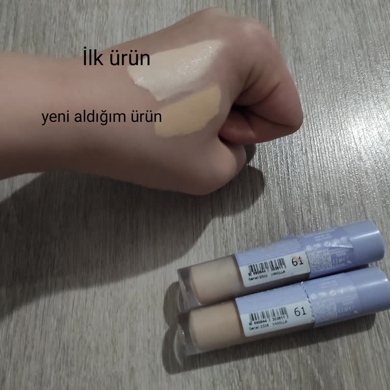 Aynı Numara Concealer'da Renk Farkı Sorunu