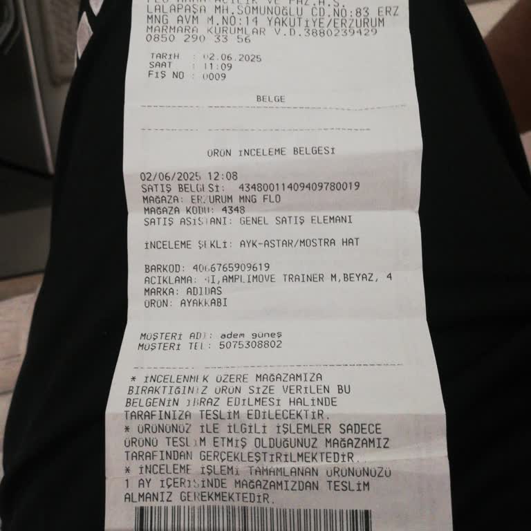 Aldığım Adidas Ayakkabının İçi Yırtıldı, İnceleme Sonucu Ve Müşteri Hizmetleri Hayal Kırıklığı Yarattı