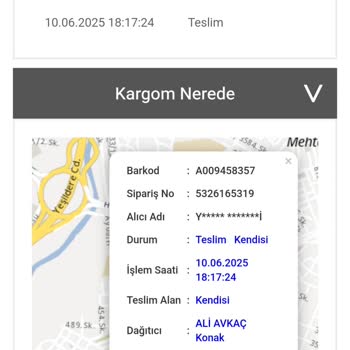 Teslim Edilmeyen Kargo Ve Yanıltıcı Teslimat Mesajı