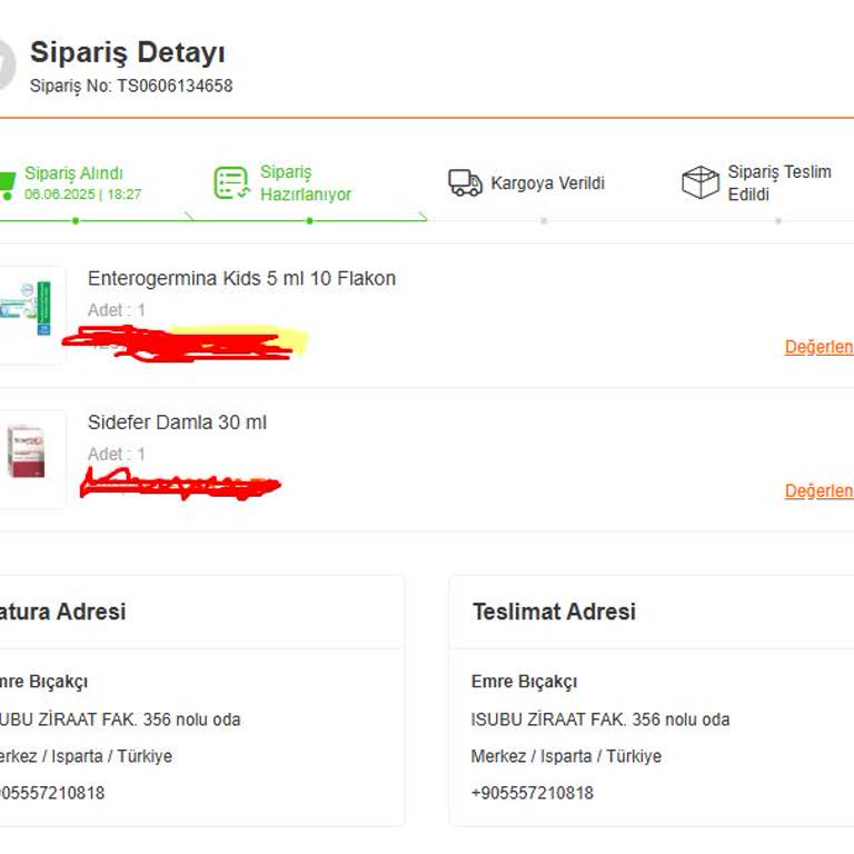 Yanlış Teslimat Ve İletişimsizlik Nedeniyle Mağduriyet Yaşadım