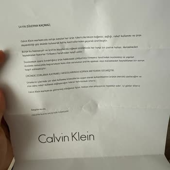Calvin Klein Çantamın Metal Kısmı Kısa Sürede Yıprandı, Garanti Sürecinden Memnun Kalmadım