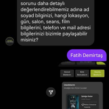 CGV Para İadesi Yapılmadı, Müşteri Hizmetleri Yetersiz Kaldı