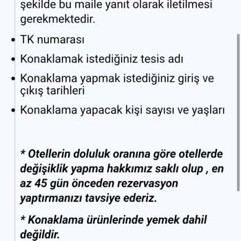 Aldığım Tatil Paketinde Rezervasyon Yapılamıyor Mağdur Edildim