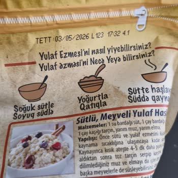 Yeni Açılan Eti Yulaf Ezmesinde Böcek Şoku