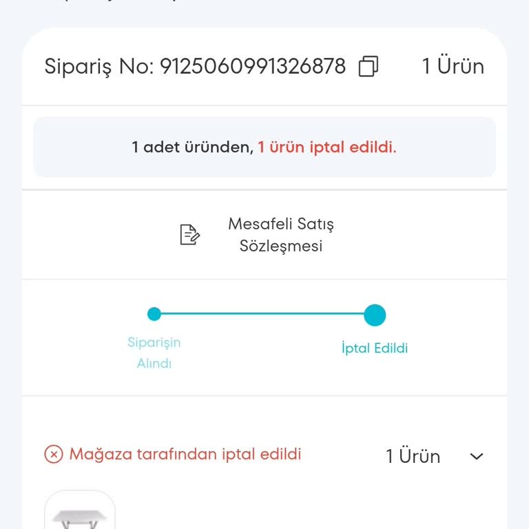 Siparişim Bilgi Verilmeden İptal Edildi, Ürün De Kaldırıldı