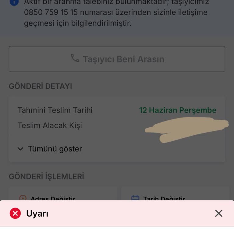 Trendyol Express Kargo Takibinde Sürekli Hata Ve İlgisiz Müşteri Hizmeti