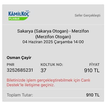 Bilet İptalinde İade Yerine Kupona Zorlandım Mağduriyetim Giderilmiyor