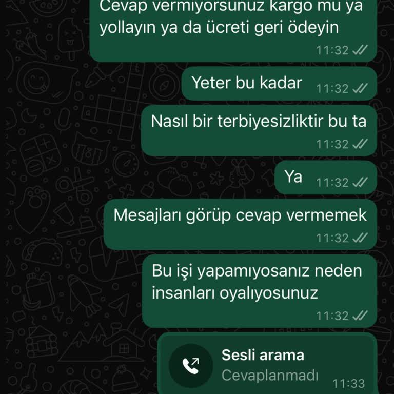 Müşteri Hizmetlerinden Cevap Alamıyorum!