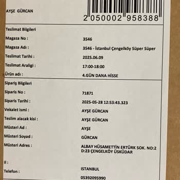 Kurban Bayramı Hissem Yağ Çıktı Et Yerine Paramı İade Almak İstiyorum