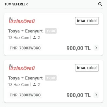 Bayramda Biletlerim Keyfi Olarak İptal Edildi, Mağdur Edildim