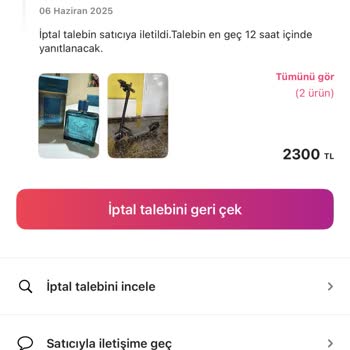 Sipariş İptali Sonrası İletişim Eksikliği Ve Çözümsüzlük