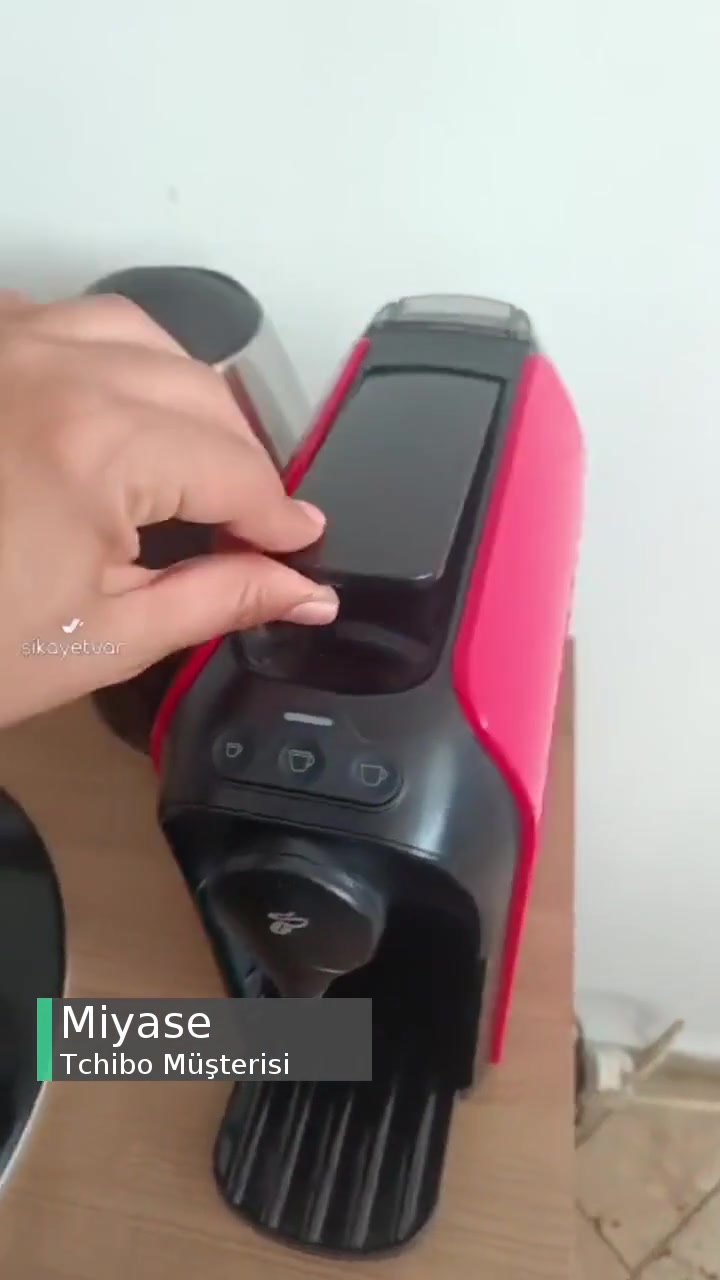 Tchibo Kahve Makinesi Kapsül Kapağı Açılmama Sorunu videonun kapak resmi