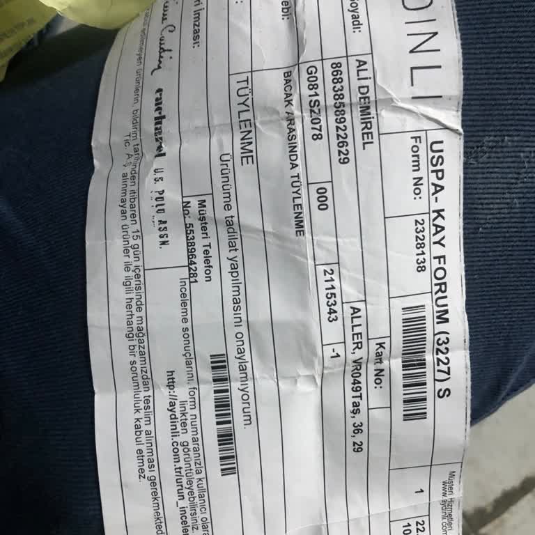 US Polo Pantolonunda Hatalı Ürün Ve İade Reddi Hayal Kırıklığı Yarattı