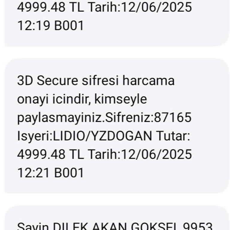 Lidio Ödeme Hizmetleri Onaysız İşlem Mağduriyeti Ve İade Sorunu
