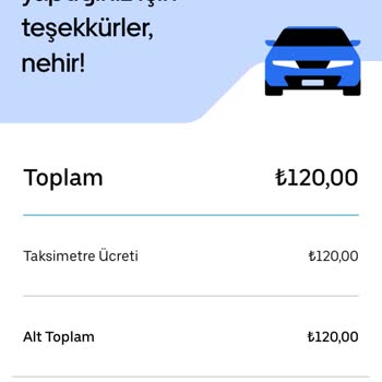 Uber Taksi Sürücüsünün Fazla Ücret Alması Ve İndirim Uygulanmaması