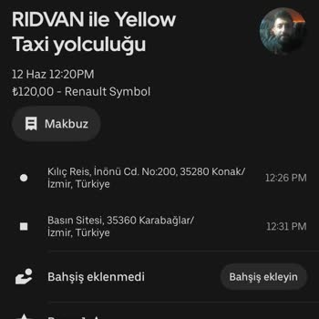 Uber Taksi Sürücüsünün Fazla Ücret Alması Ve İndirim Uygulanmaması
