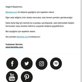 Stokta Olan Ürün İçin Para İadesi Ve Çözülmeyen Değişim Talebi