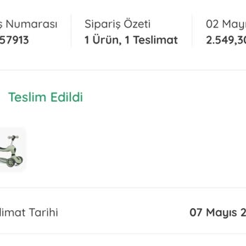 Ebebek Kısa Sürede Arızalanan Çocuk Scooter'ı Güvenlik Sorunu Yarattı