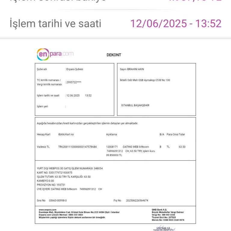 Bilgim Dışında Hesabımdan Para Çekildi, Acil İade Talep Ediyorum