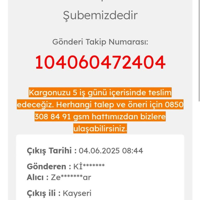 Teslimat Belirsizliği Ve Müşteri Hizmetlerine Ulaşılamıyor!