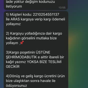 İade Talebine Olumsuz Yanıt Ve Kargo Ücreti Sorunu