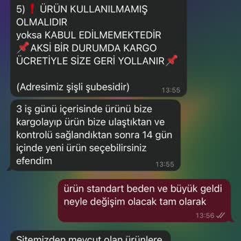 İade Talebine Olumsuz Yanıt Ve Kargo Ücreti Sorunu