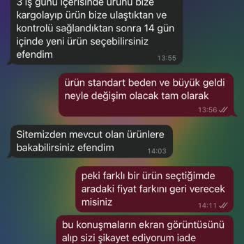 İade Talebine Olumsuz Yanıt Ve Kargo Ücreti Sorunu