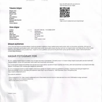 Garanti Kapsamında Tabletim Bozuldu, Ücret Talep Ediliyor!