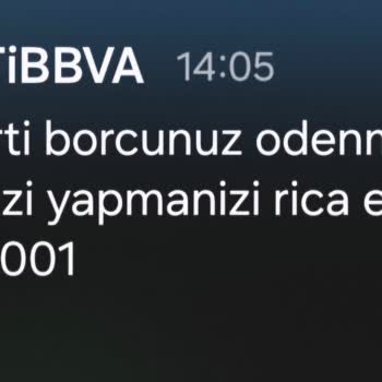 Kapatılan Kredi Kartıma Tekrar Borç Çıkması Ve Bilgilendirme Eksikliği