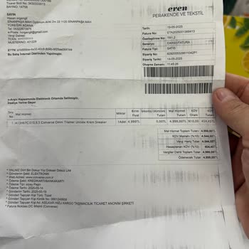 Yanlış Ayakkabı Ve İade Yapılmayan Para Mağduriyeti