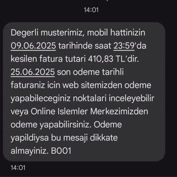 Fatura Taşıma Sonrası Bilgilendirilmeden Fazla Ücret Yansıtıldı