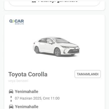 Qcar Rezervasyonunda Araç Ve Hizmet Eksikliği İle Bayramda Mağduriyet