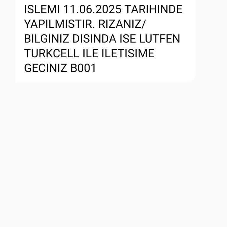 Bilgim Dışında Yapılan SIM Kart Değişikliği Hakkında Endişe