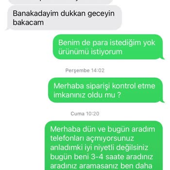 Siparişim Gönderilmedi, İletişime Geçilmiyor Ve Para İadesi Yapılmıyor