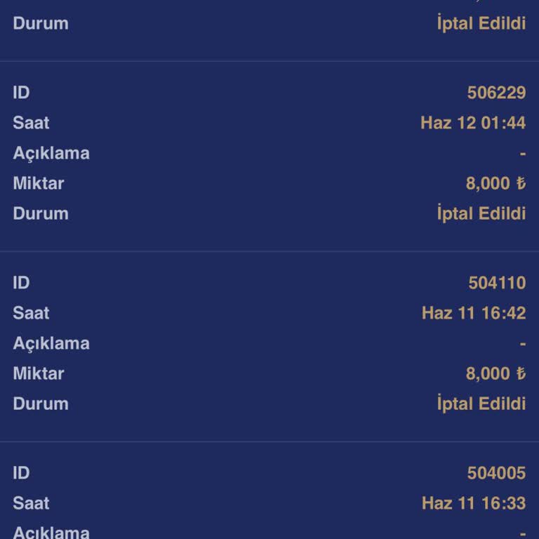 Çekim Taleplerim Sürekli Reddedildi, Canlı Destek Yardımcı Olmuyor