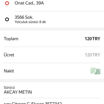 Taksi Ücreti Ve Sürücünün Tavrı Yolculuğumu Korku Dolu Bir Deneyime Dönüştürdü