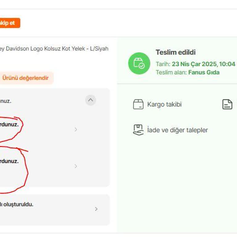 Faturasız Ürün Nedeniyle İade Yapamama Ve Yetersiz Müşteri Hizmeti