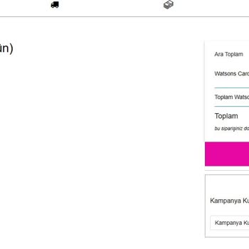 Watsonsın Maille Duyurduğu İndirim Alışverişimde Geçerli Olmadı