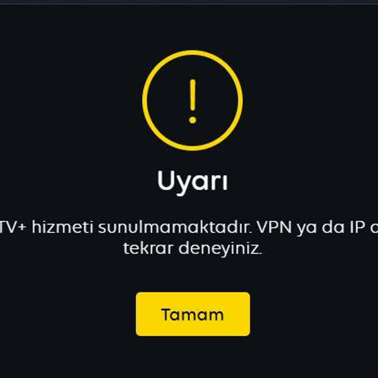 TV+ Uygulamasının Yurt Dışında Kullanılamaması Hakkında Çözüm Talebi