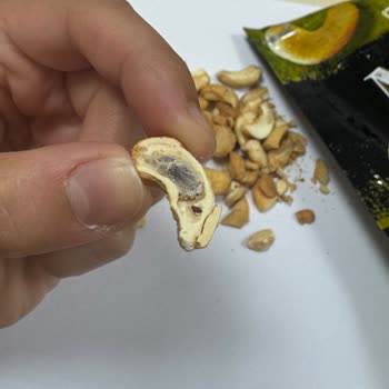 Kavrulmuş Kajunun İçinden Böcek Larvası Çıkması Hayal Kırıklığı Yarattı