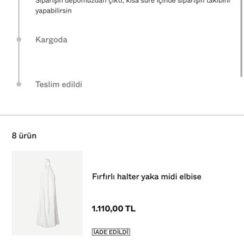 Aynı Gün Teslimat İçin Ödeme Yaptım, Ürün İade Edildi Görünüyor Ve Kargo Yok