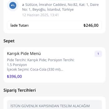 Geç Gelen Sipariş Ve Yetersiz Hizmet Nedeniyle Mağduriyet