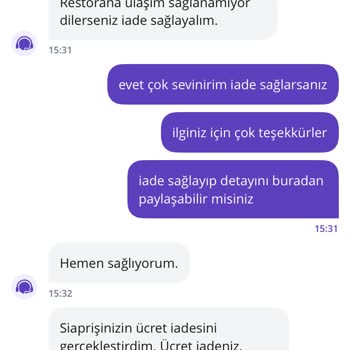 Geç Gelen Sipariş Ve Yetersiz Hizmet Nedeniyle Mağduriyet