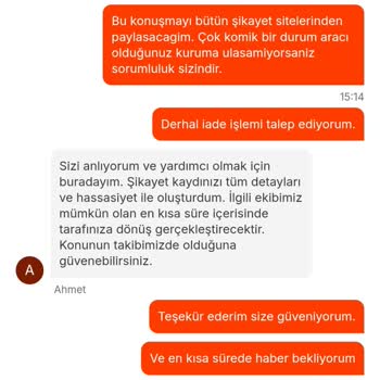 Migros Yemek'te Sipariş İptali Ve Müşteri Hizmetleri Sorunu