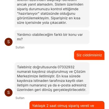Migros Yemek'te Sipariş İptali Ve Müşteri Hizmetleri Sorunu