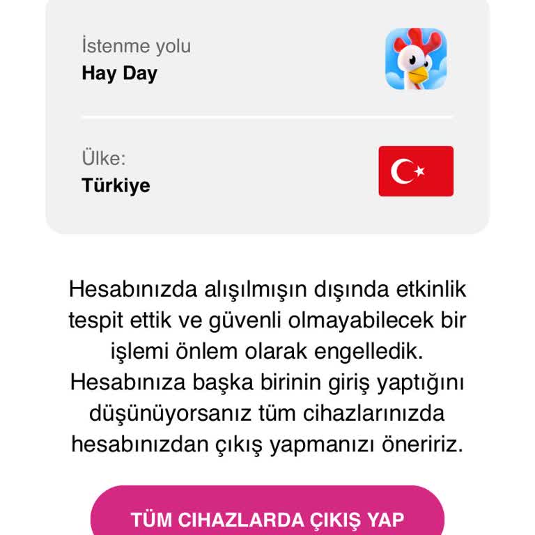 Hay Day Hesap Koruması Sorunu: Hesabımı Güvende Tutamıyorum