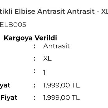 Elbise İadesinde Eksik Para Yatırıldı Telefonlarıma Cevap Verilmiyor