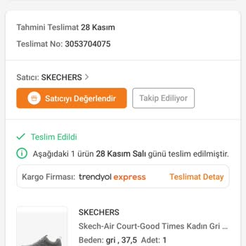 Skech Air Ayakkabımın Tabanı Kısa Sürede Parçalandı